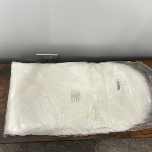 White Faux Fur Stole